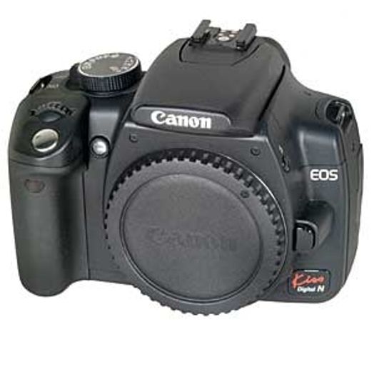 Canon EOS Kiss N (Rebel XT for Japan) DSLR Camera Body, Black {8MP}