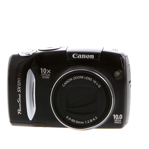 Canon PowerShot SX120 IS Digital Camera, Black {10MP}