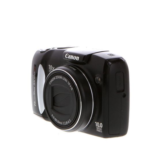 Canon PowerShot SX120 IS Digital Camera, Black {10MP}