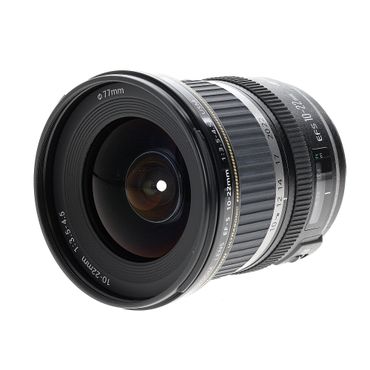 Canon EF-S 10-22mm f/3.5-4.5 USM Autofocus APS-C Lens, Black