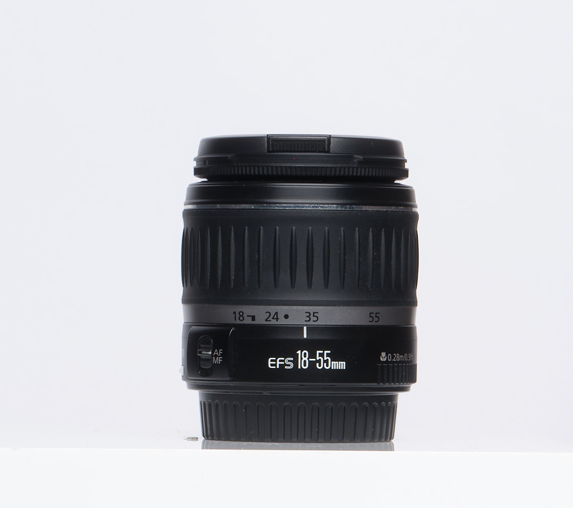 Canon EF-S 18-55mm f/3.5-5.6 II Autofocus APS-C Lens, Black
