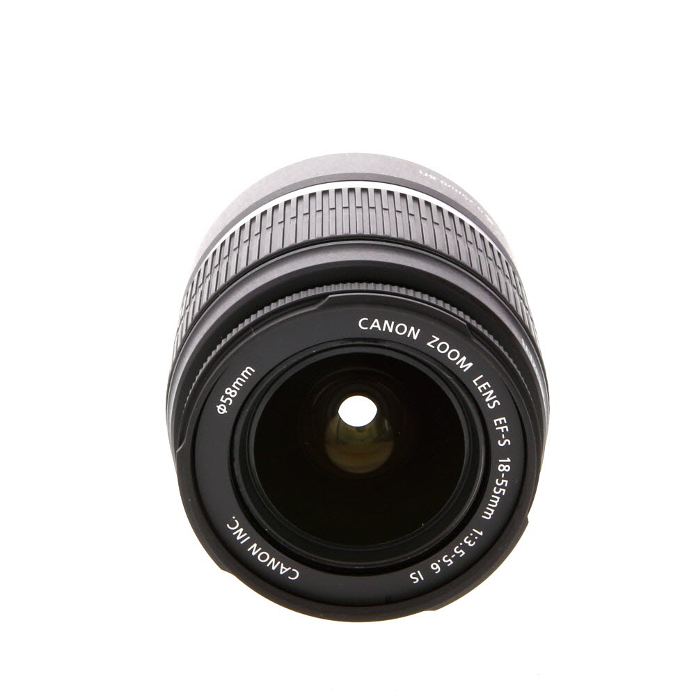 Canon EF-S 18-55mm f/3.5-5.6 IS Autofocus APS-C Lens, Black