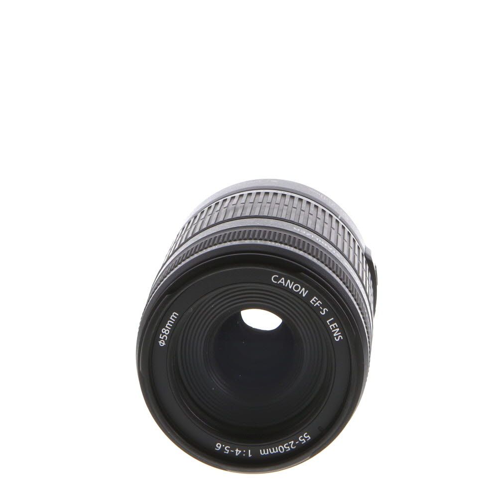 Canon EF-S 55-250mm f/4-5.6 IS Autofocus APS-C Lens, Black {58}