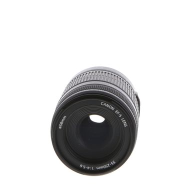 Canon EF-S 55-250mm f/4-5.6 IS II Autofocus APS-C Lens, Black