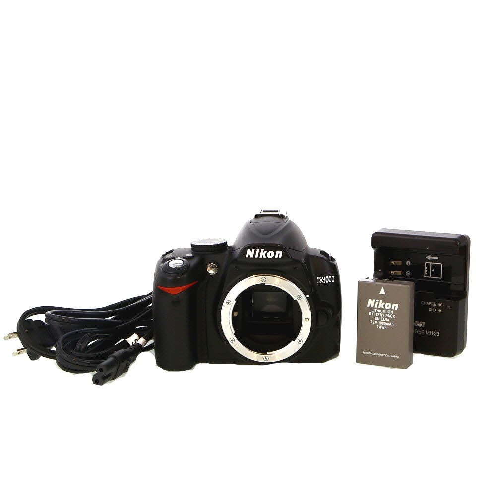 Nikon D3000 DSLR Camera Body {10.2MP}
