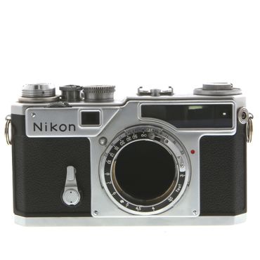 Nikon SP 35mm Rangefinder Camera Body, Chrome, Cloth Curtain 