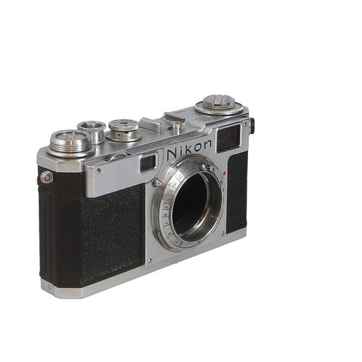 Nikon S2 35mm Rangefinder Camera Body, Chrome