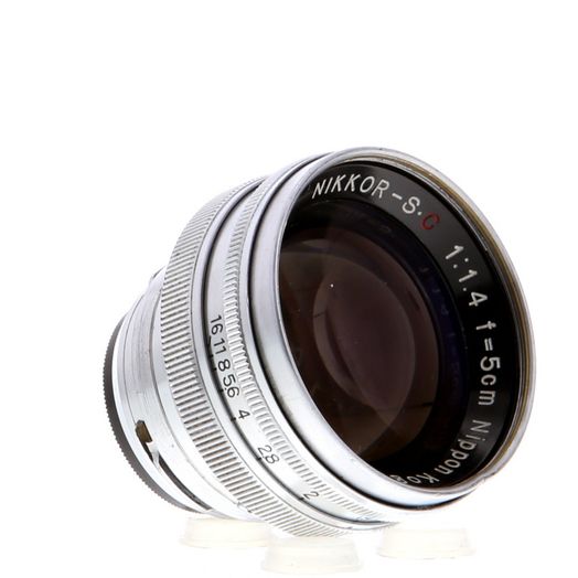 Nikon 5cm (50mm) f/1.4 Nikkor-S.C Nippon Kogaku Japan Lens for