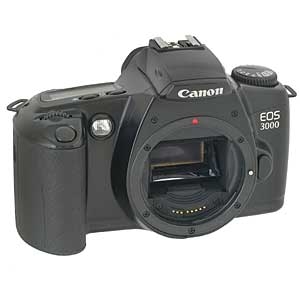 Canon EOS 3000 35mm Camera Body, Black (International Version of Rebel)