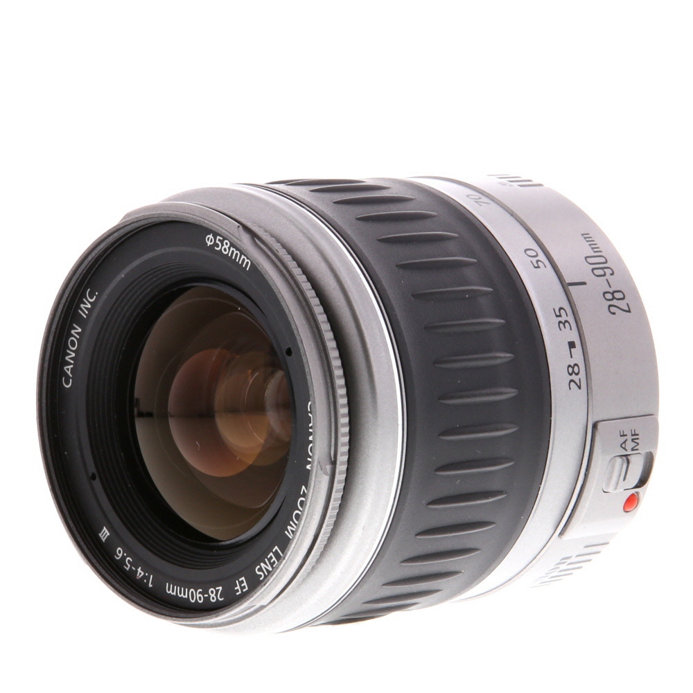Canon 28-90mm f/4-5.6 III EF Mount Lens, Silver
