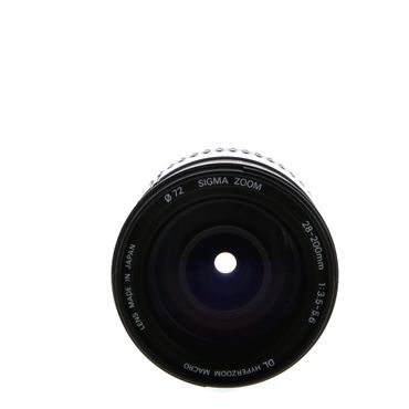 Sigma 28-200mm f/3.5-5.6 Aspherical Macro DL IF Hyperzoom Lens for Canon EF-Mount, Black
