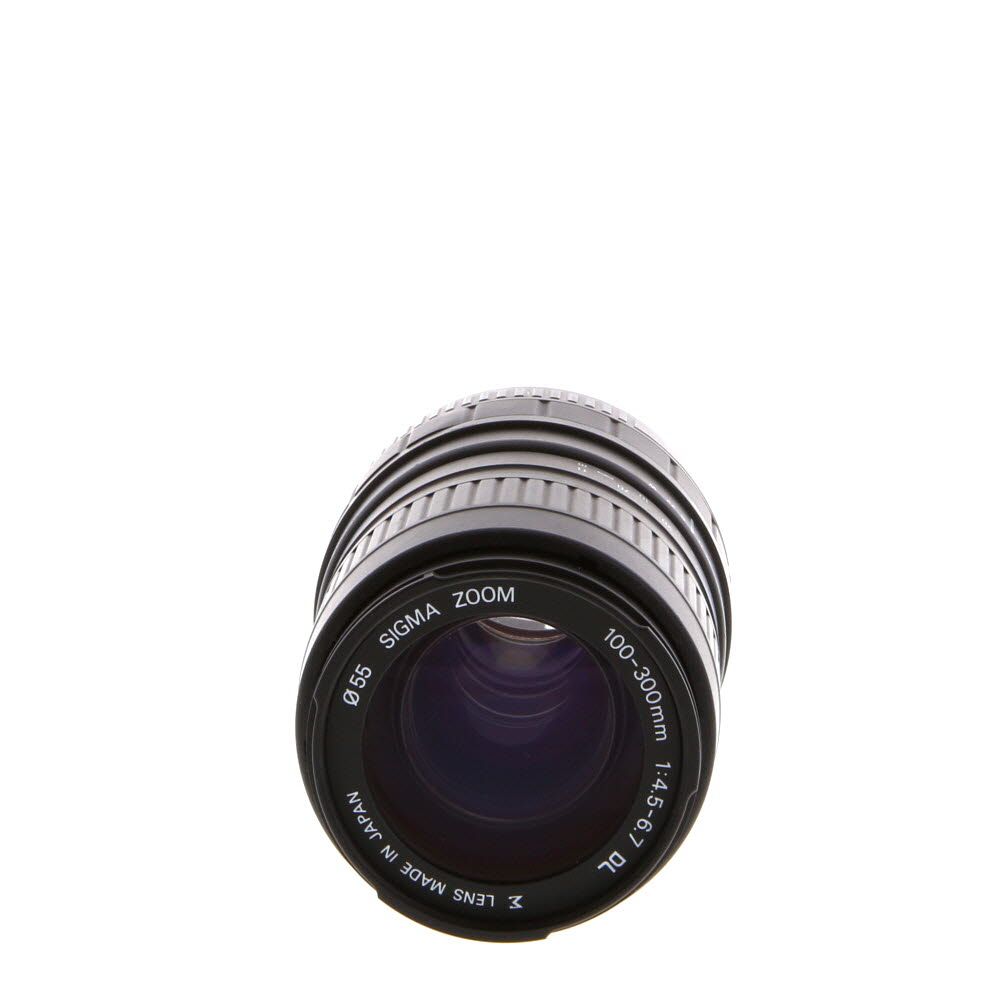 Sigma 100-300mm F/4.5-6.7 DL Black Lens For Canon EF Mount (Film