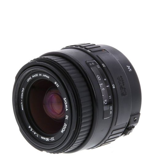 Sigma 35-80mm F/4-5.6 DL Lens For Canon EF-Mount {52}