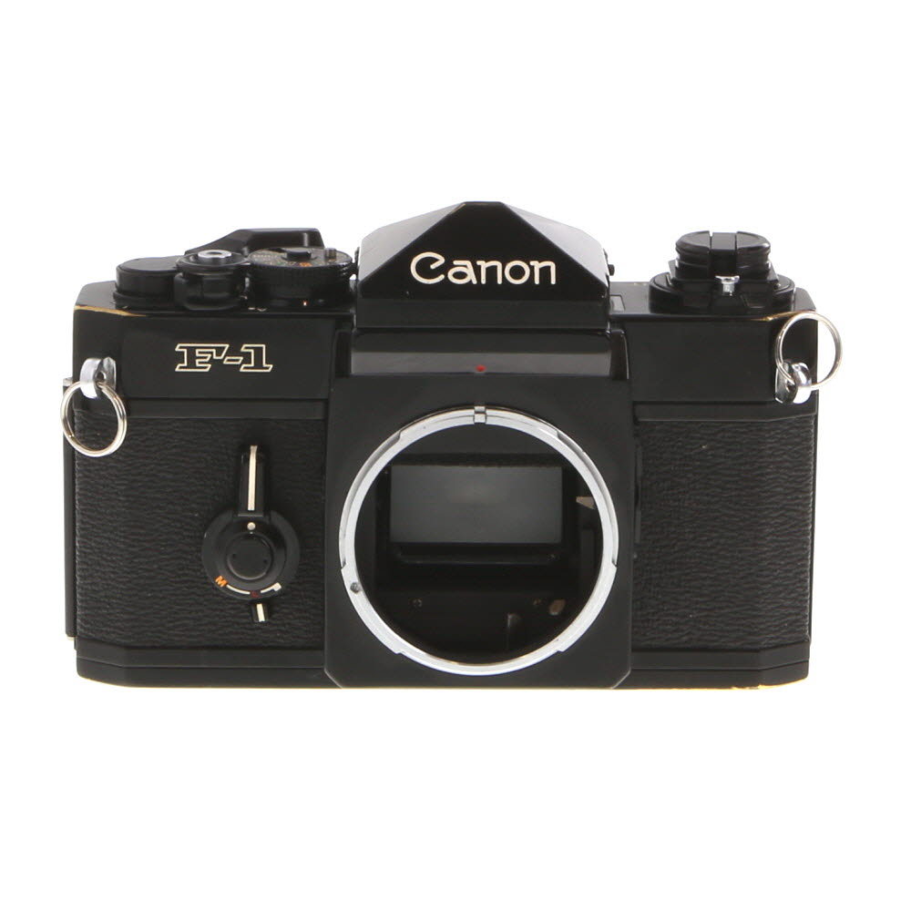 Canon F-1 (2nd Style) 35mm Camera Body, Black