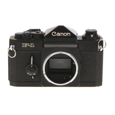 Canon F-1 (2nd Style) 35mm Camera Body, Black