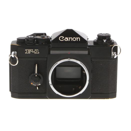 Canon F-1 (2nd Style) 35mm Camera Body, Black