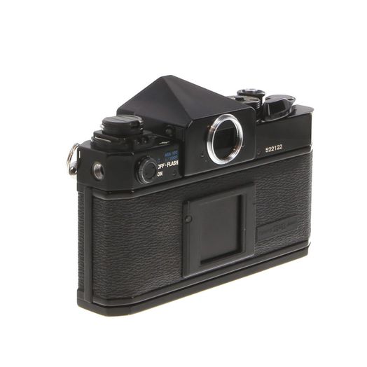 Canon F-1 (2nd Style) 35mm Camera Body, Black