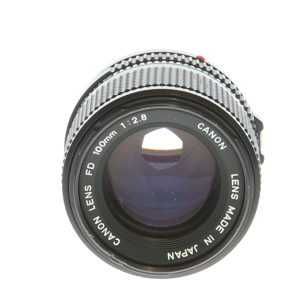 Canon 100mm f/2.8 FD Mount Lens