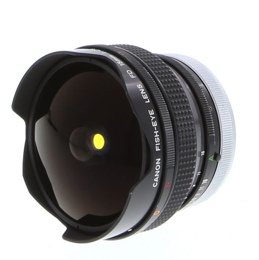 Canon 15mm f/2.8 Fisheye SSC Breech Lock FD Mount Lens {Built-In