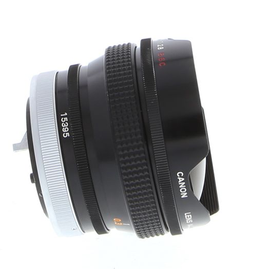 Canon 15mm f/2.8 Fisheye SSC Breech Lock FD Mount Lens {Built-In