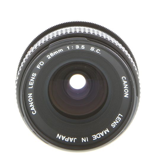 Canon 28mm f/3.5 SC Breech Lock FD Mount Lens {55}