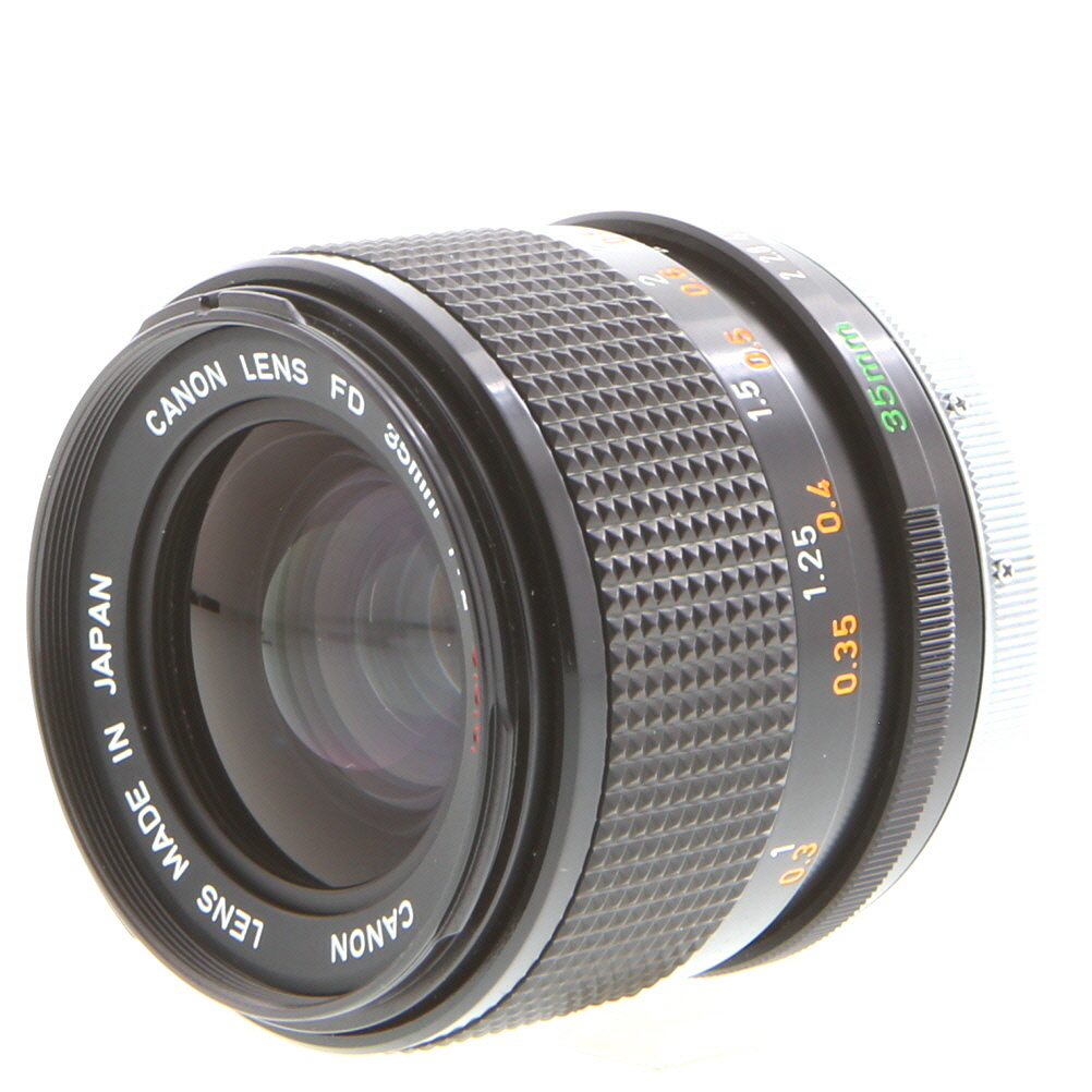 Canon 35mm f/2 SSC (II) Breech Lock FD-Mount Lens Nose Convex