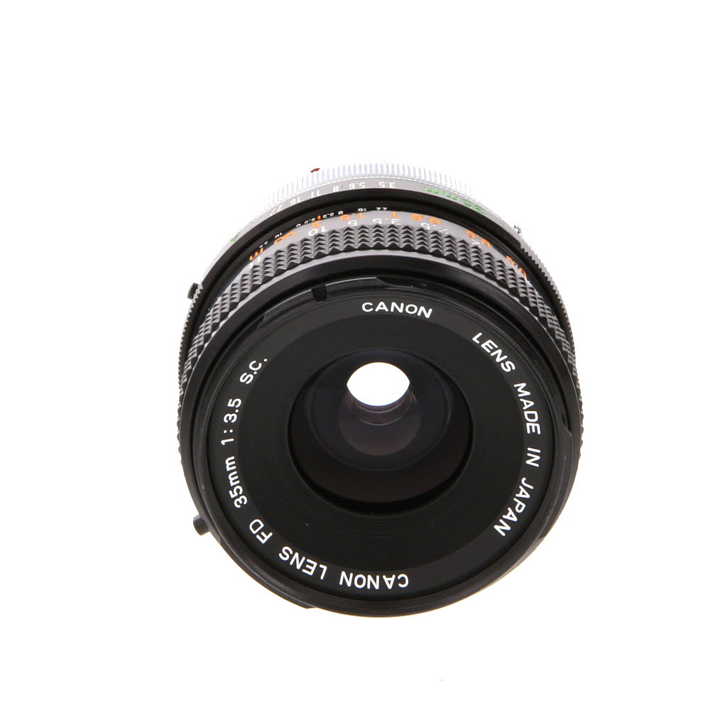Canon 35mm f/3.5 SC Breech Lock FD Mount Lens
