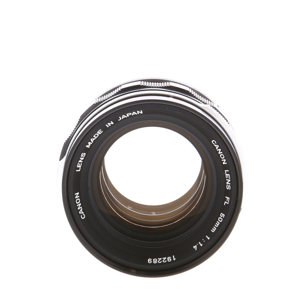 Canon 50mm F/1.4 Breech Lock FL Mount Lens
