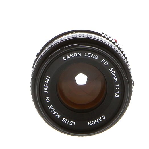 Canon 50mm F/1.8 Breech Lock FD Mount Lens {55} - Used SLR & DSLR