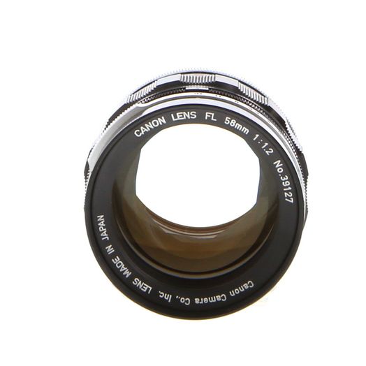 Canon 58mm F/1.2 Breech Lock FL Mount Lens {58mm}