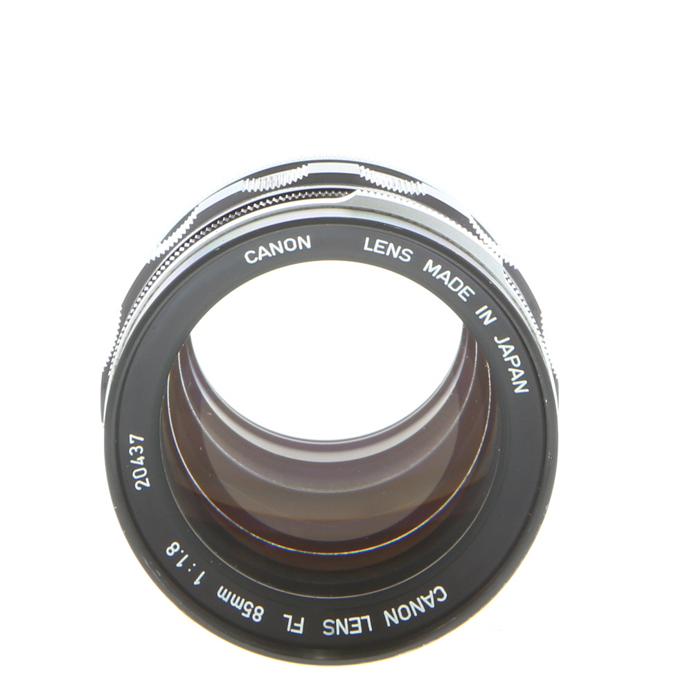 Canon 85mm F/1.8 Breech Lock FL Mount Lens