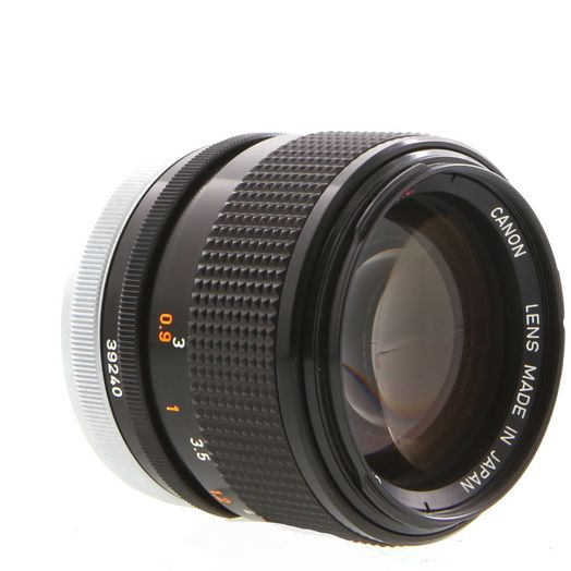 Canon 85mm F/1.8 SSC Breech Lock FD Mount Lens {55} - Used SLR