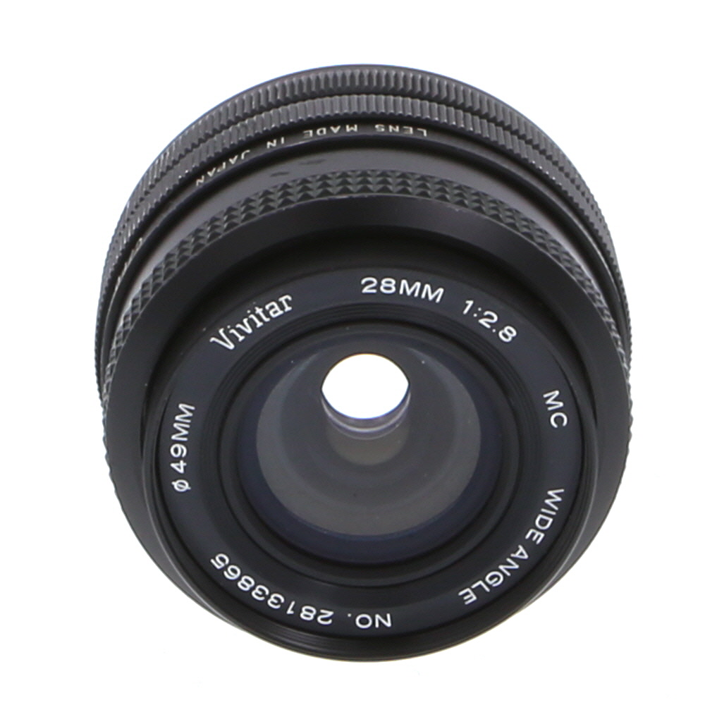 Vivitar 28mm f/2.8 Manual Focus Breech Lock Lens for Canon FD-Mount