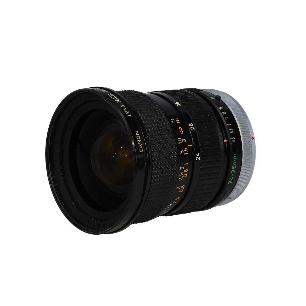 Canon 24-35mm f/3.5 SSC Aspherical Manual Focus 2-Touch Breech Lock Lens FD-Mount