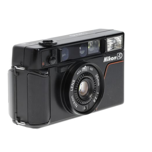 Nikon L35AD 35mm Camera with 35mm f/2.8 Lens, Date Back, Black