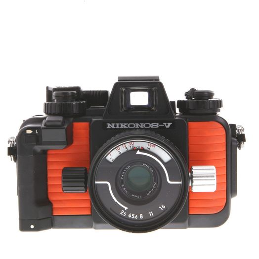 Nikonos V Waterproof Underwater Camera, Orange, with Nikkor 35mm f