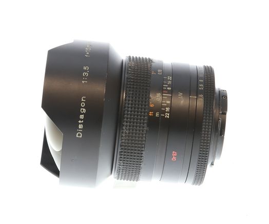 Contax 15mm f/3.5 Distagon T* AE C/Y Mount Lens with Built-in Filters