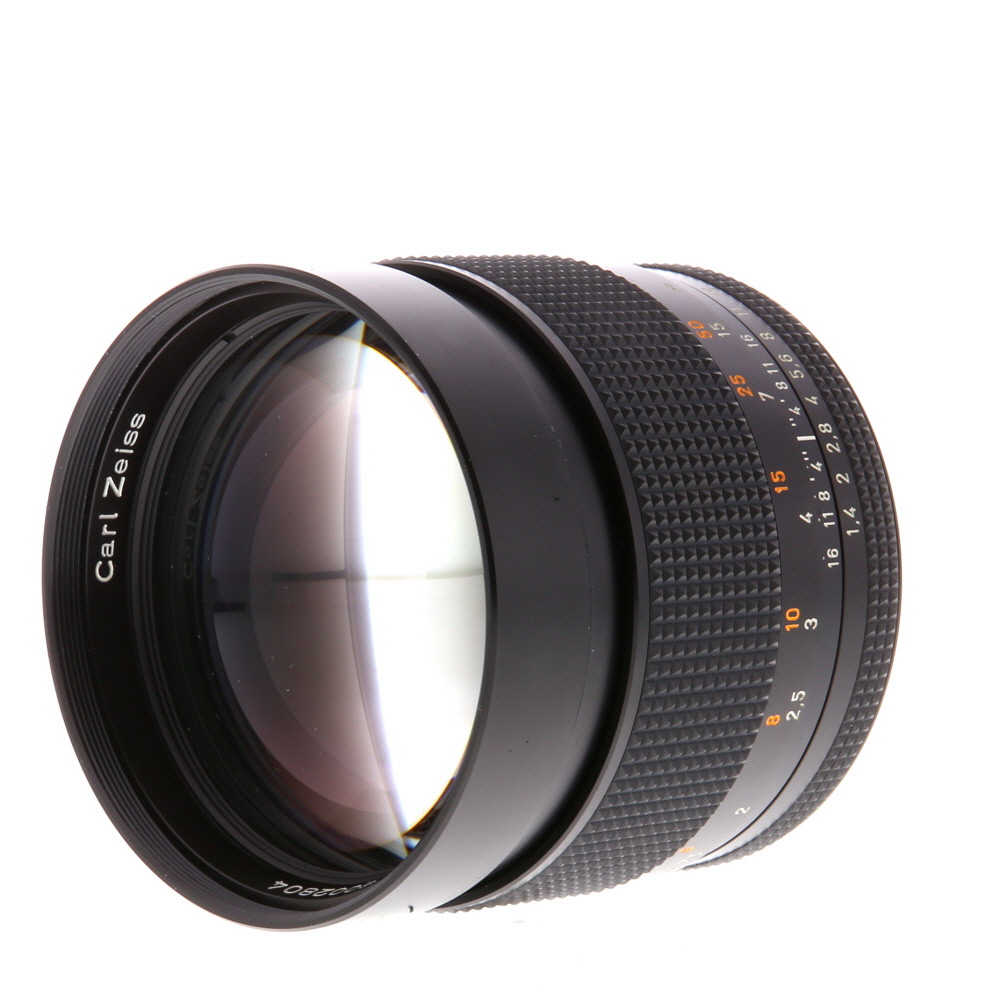 Contax 85mm f/1.4 Planar T* C/Y Mount Lens, Germany, Black