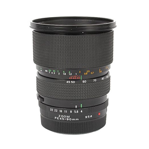 ゼンザブロニカ ZENZANON-PE 45-90mm F4-5.6 #4208 Bronica Zenzanon-PE 45-90mm F/4-5.6 Aspherical | LENS-DB.COM