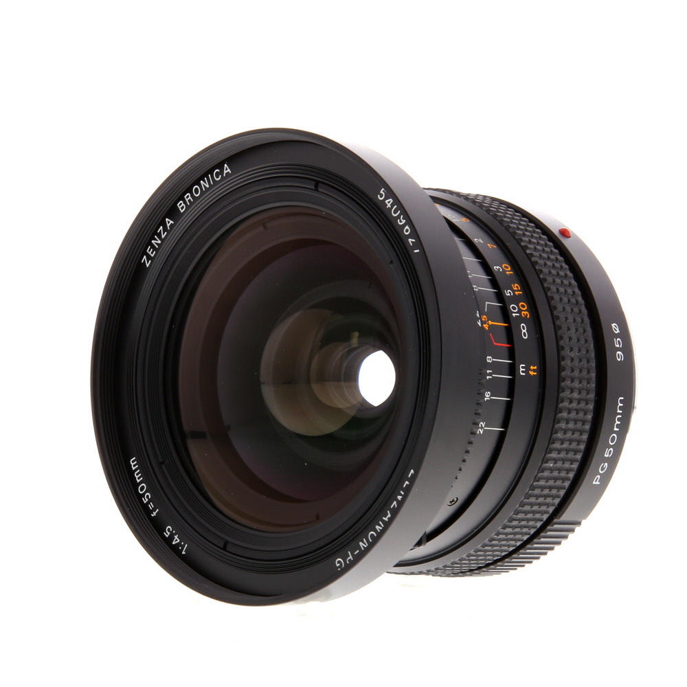 Bronica 50mm F/4.5 Zenzanon-PG Lens for GS-1 6x7 Camera
