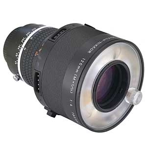 Nikon 120mm f/4 Medical-NIKKOR (M=1/11) Manual Focus Lens without 0.8-2X Close-up Adapter (Requires External Power Supply)