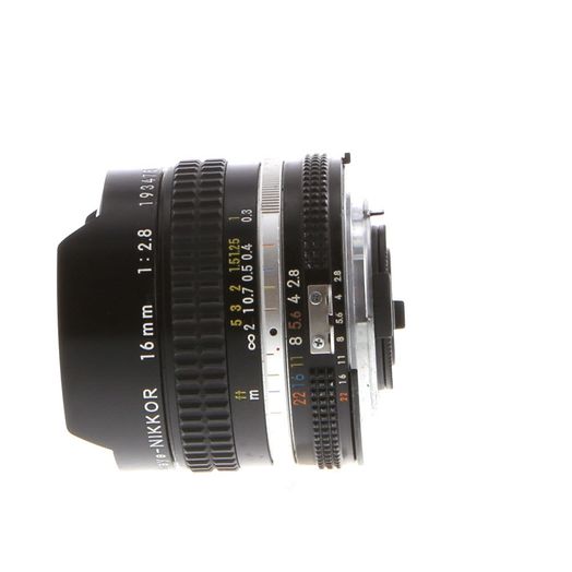 Nikon 16mm f/2.8 Fisheye-NIKKOR AIS Manual Focus Lens {Rear