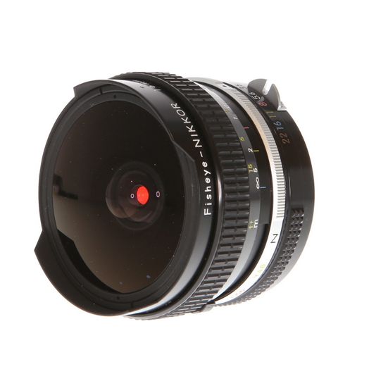 Nikon 16mm f/3.5 Fisheye-NIKKOR Auto Non AI Manual Focus Lens