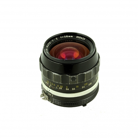 Nikon 28mm f/2 NIKKOR-N Auto AI Manual Focus Lens