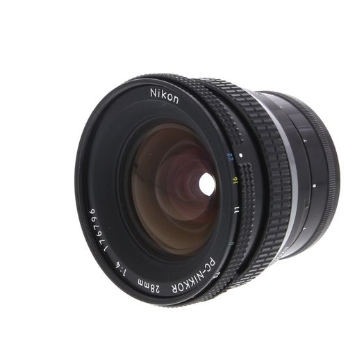 Nikon 28mm f/4 PC-NIKKOR Non AI Manual Focus Lens, Black {72}