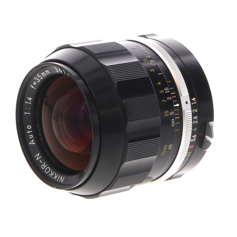 Nikon 35mm f/1.4 NIKKOR-N Auto Non AI Manual Focus Lens