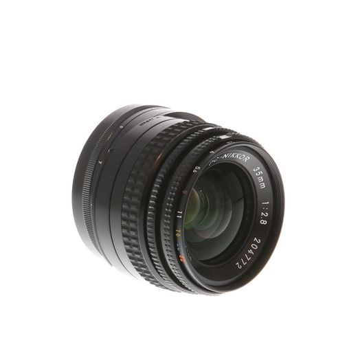 Nikon 35mm f/2.8 PC-NIKKOR Non AI Manual Focus Lens, Black {52