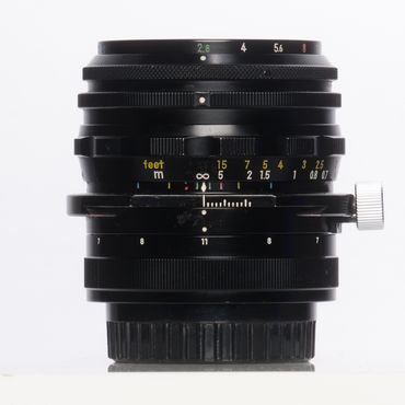 Nikon 35mm f/2.8 PC-NIKKOR Non AI Manual Focus Lens, Black {52} with Chrome Knob