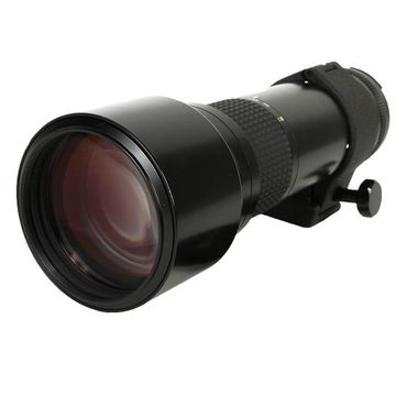 Nikon 400mm f/5.6 NIKKOR*ED IF AIS Manual Focus Lens {72} with Built-in Hood