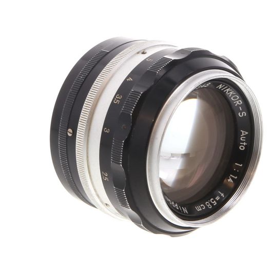 Nikon 5.8cm (58mm) f/1.4 NIKKOR-S Non AI Nippon Kogaku Japan PAT